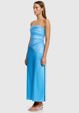 Significant other Aryn Strapless Maxi Dress blue size 10 for rent on The Volte - image 2