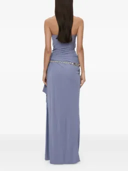 Christopher Esber Crystal Strapless Gown Size 8  for rent on The Volte - image 3
