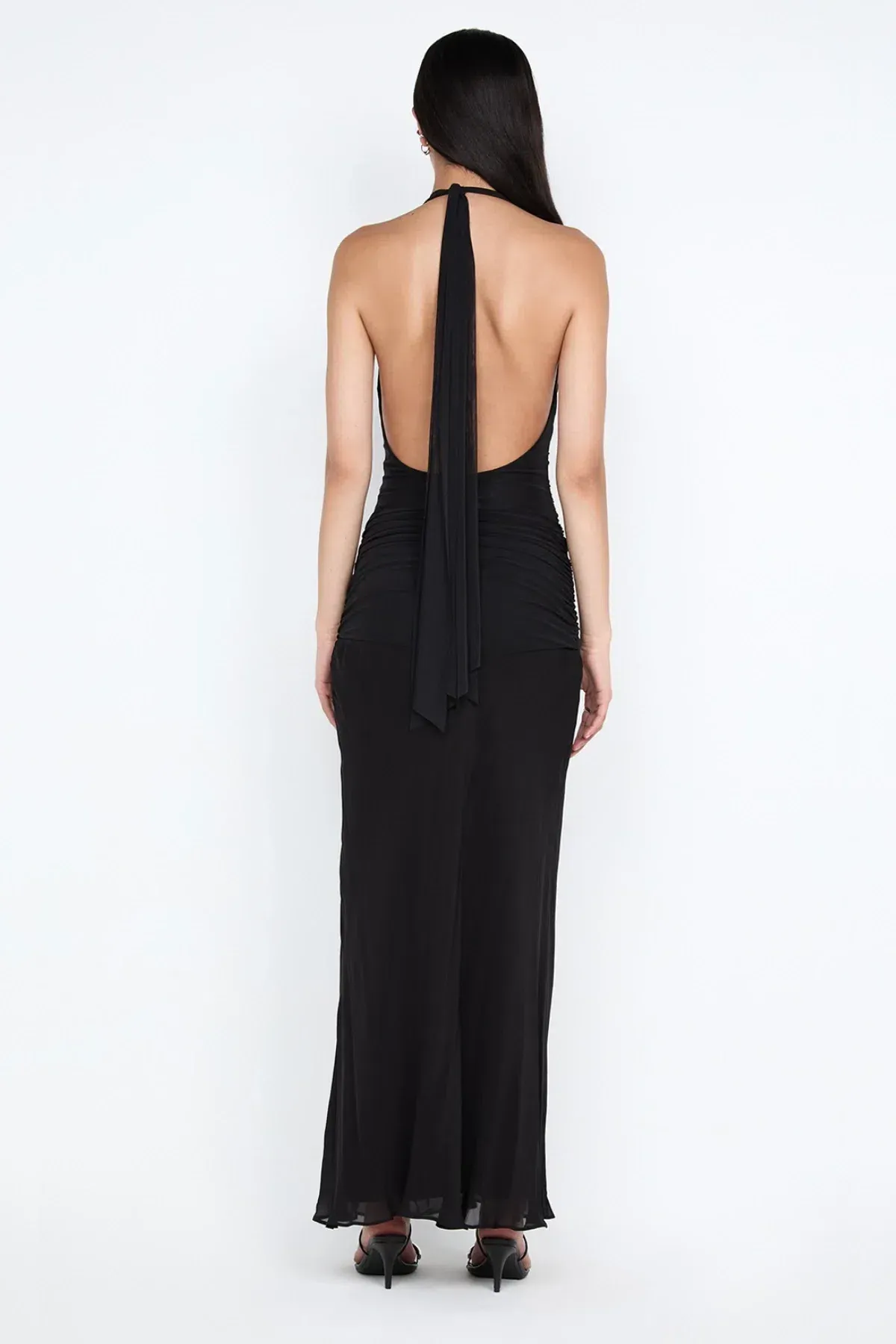 Bec + Bridge Jasmin Halter Dress in Black Size 6 - Image 3