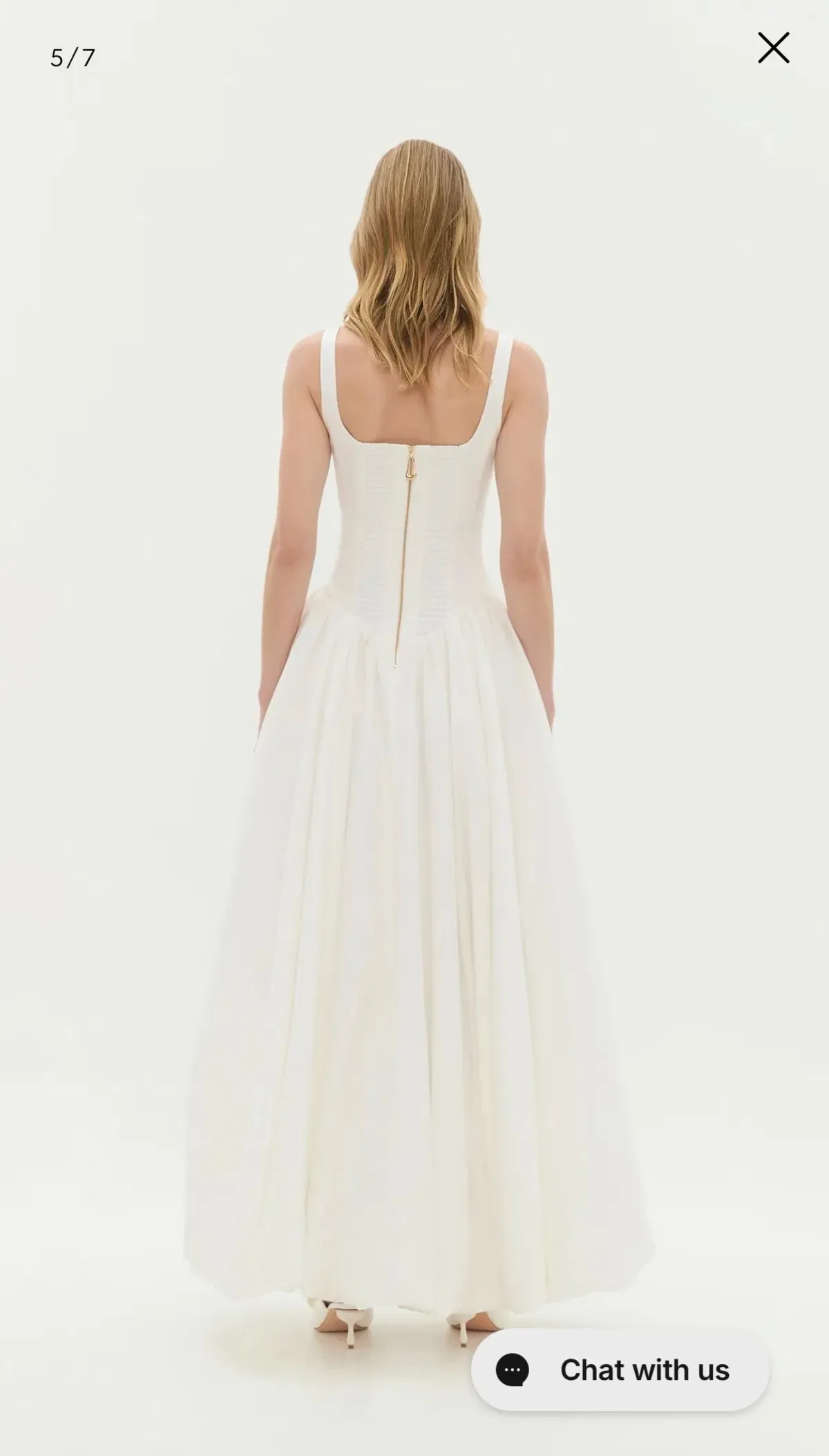 Aje Alani Gown in Ivory size 8  - Image 2