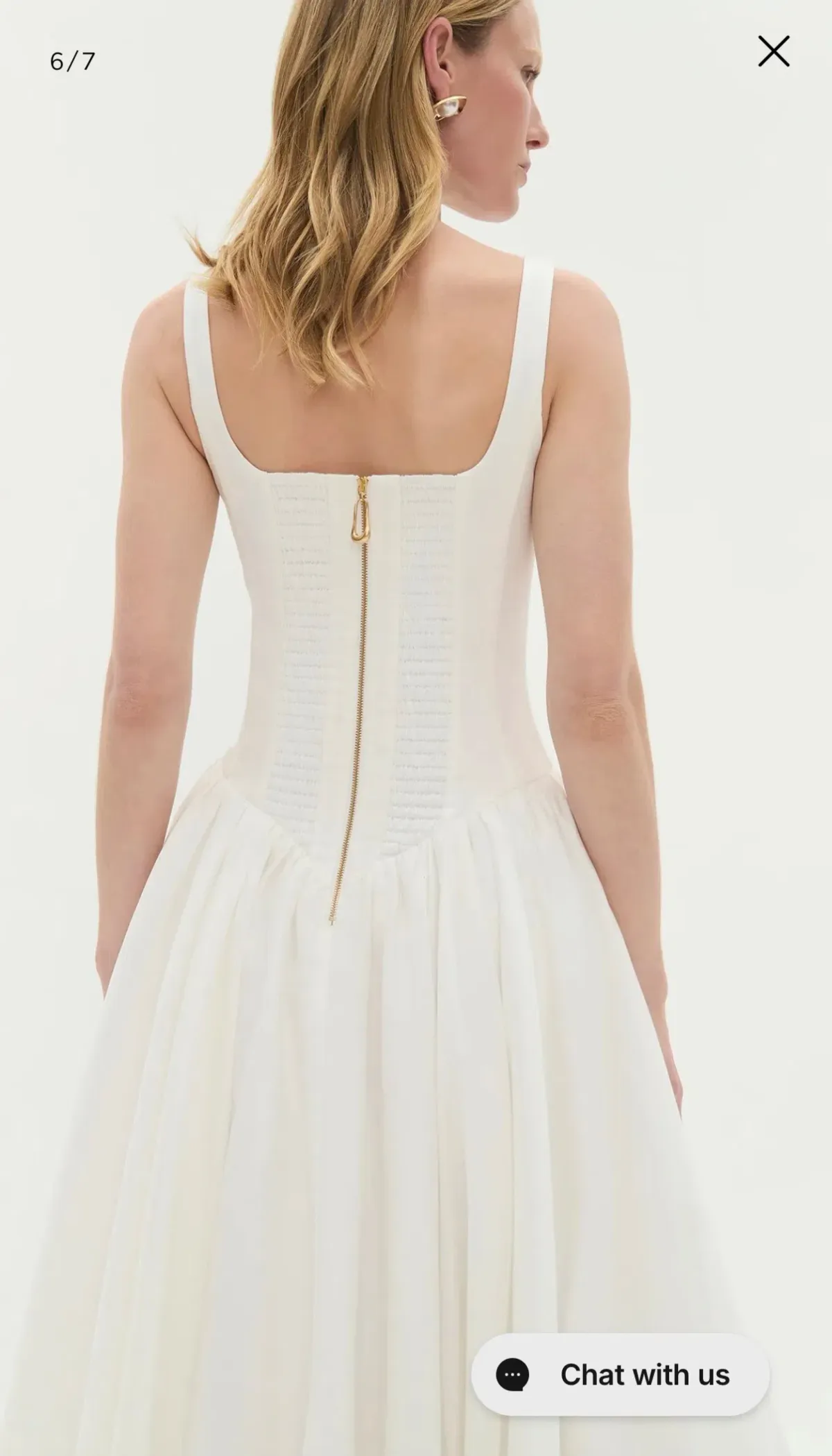 Aje Alani Gown in Ivory size 8  - Image 3