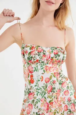 Bec & Bridge Camellia Delights silk mini dress 12 for rent on The Volte - image 4