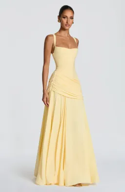 Babyboo Sura Maxi Dress Lemon M for rent on The Volte - image 3