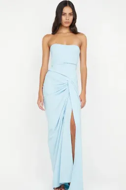 Bec & Bridge Domenic Strapless Dress Sky Blue for rent on The Volte - image 2