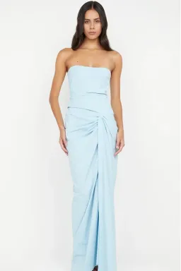 Bec & Bridge Domenic Strapless Dress Sky Blue for rent on The Volte - image 1