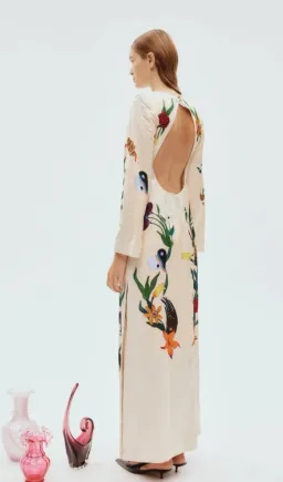 Alemais Zelda Midi Dress Size AU 8  for rent on The Volte - image 3