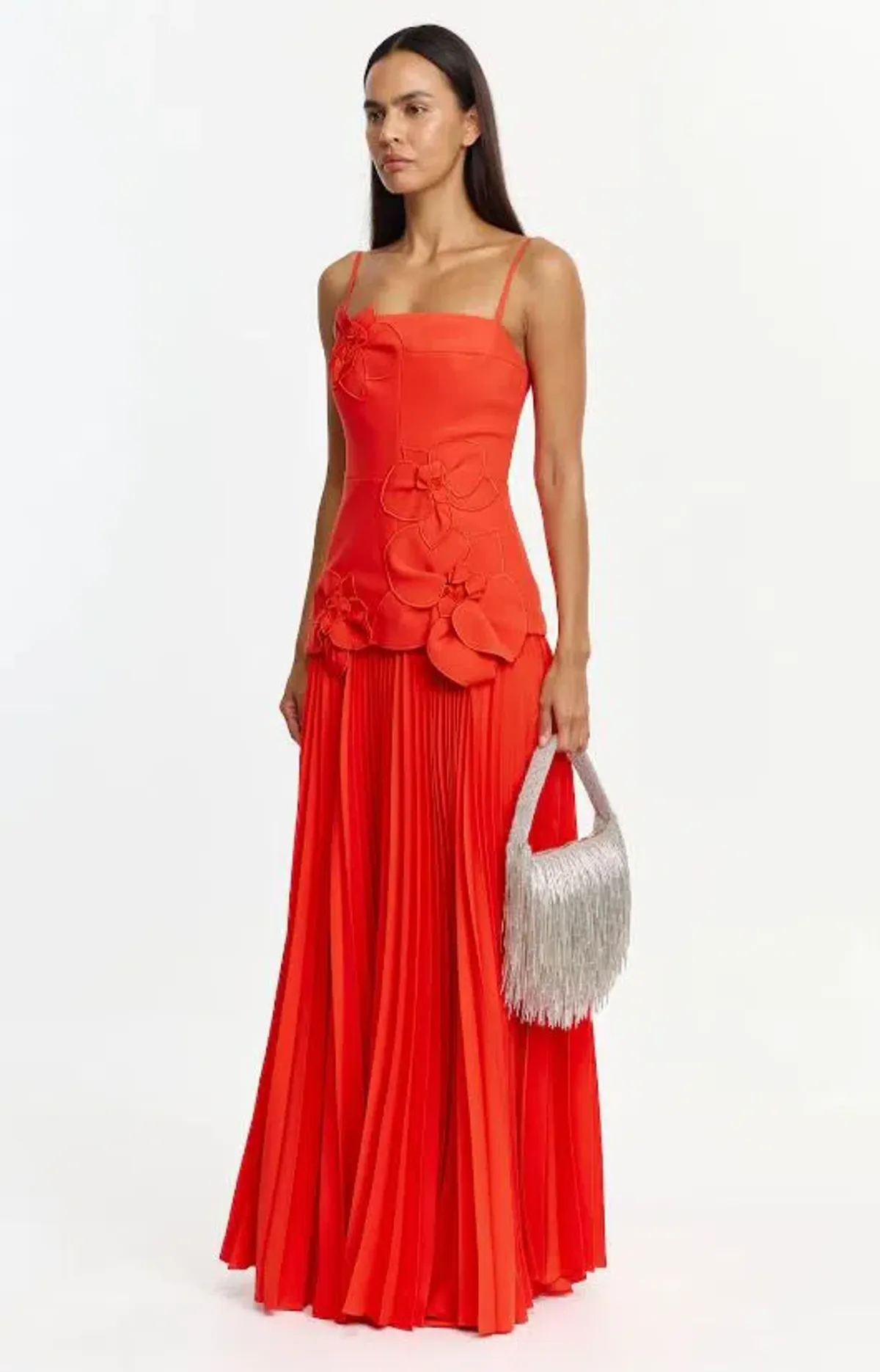 Acler Avision Maxi Dress in Cherry Size 12 - Image 2