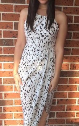 Shona Joy Deia High Neck Dress for rent on The Volte - image 1