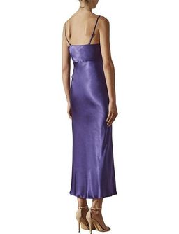 Shona Joy Jefferson Ruched Bias Midi Dress Purple Size 12 for rent on The Volte - image 4