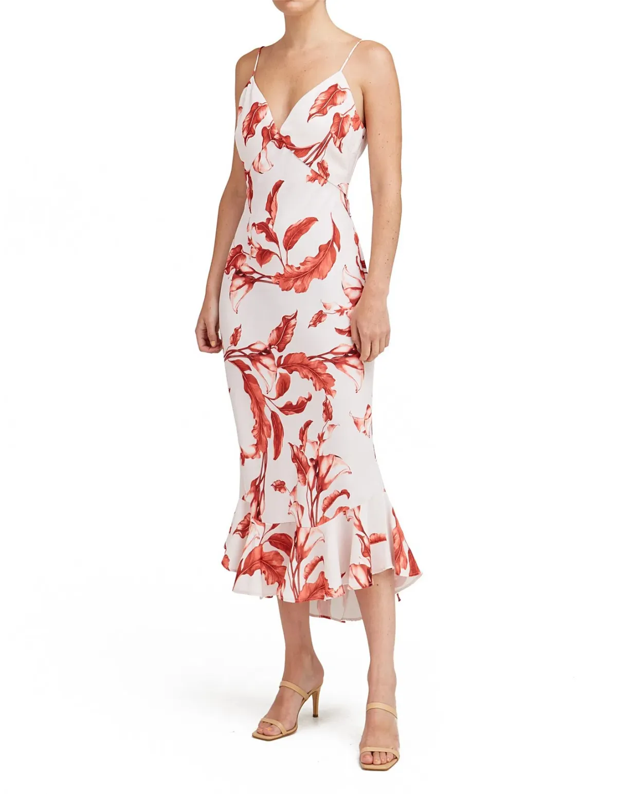 Keepsake the Label Pretty One Midi Dress Print Size 8 - Image 1