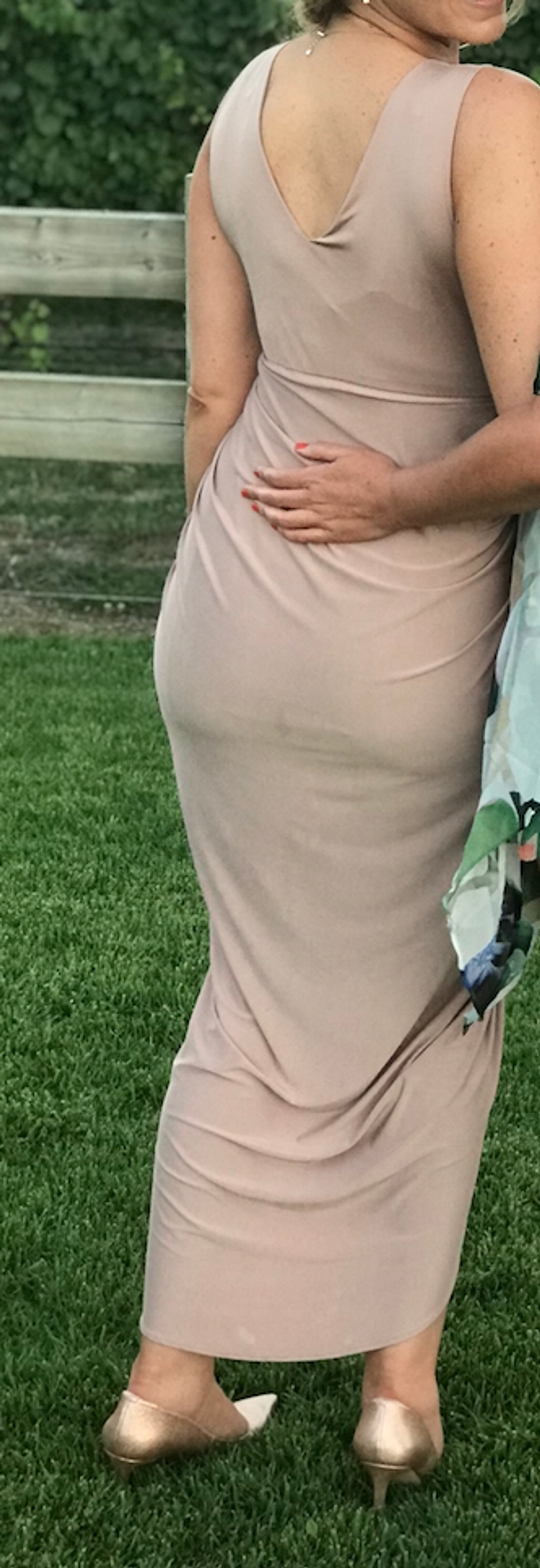 White Runaway Blush Cocktail/Bridesmaid dress - Image 8