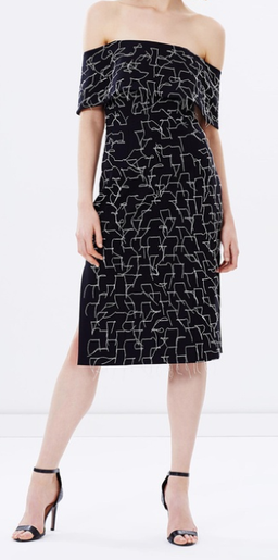 C/Meo Collective Phase 2 Black & White Phase 2 Dress for rent on The Volte - image 3