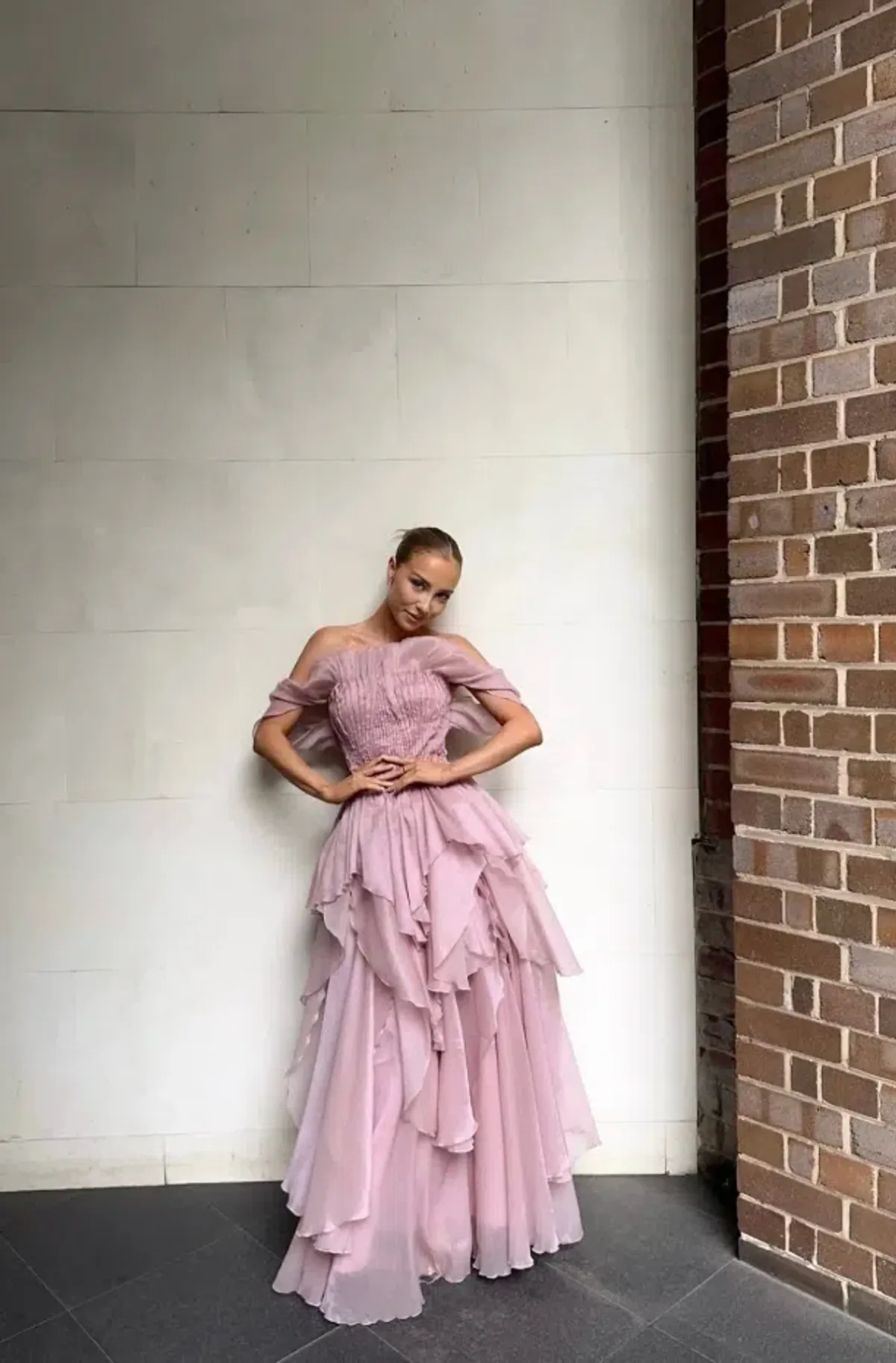 Nisha Gown | Fawn Pink - Size 12 - Image 5