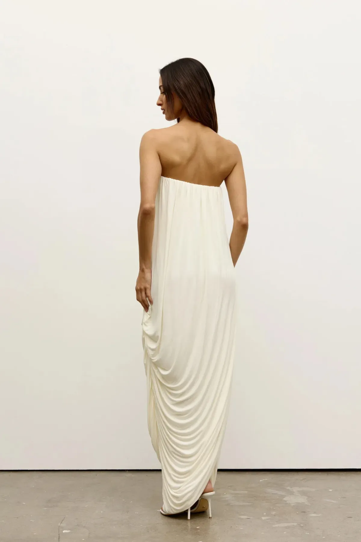 Bayse Callista Maxi Dress Ivory Size 10 / M - Image 3