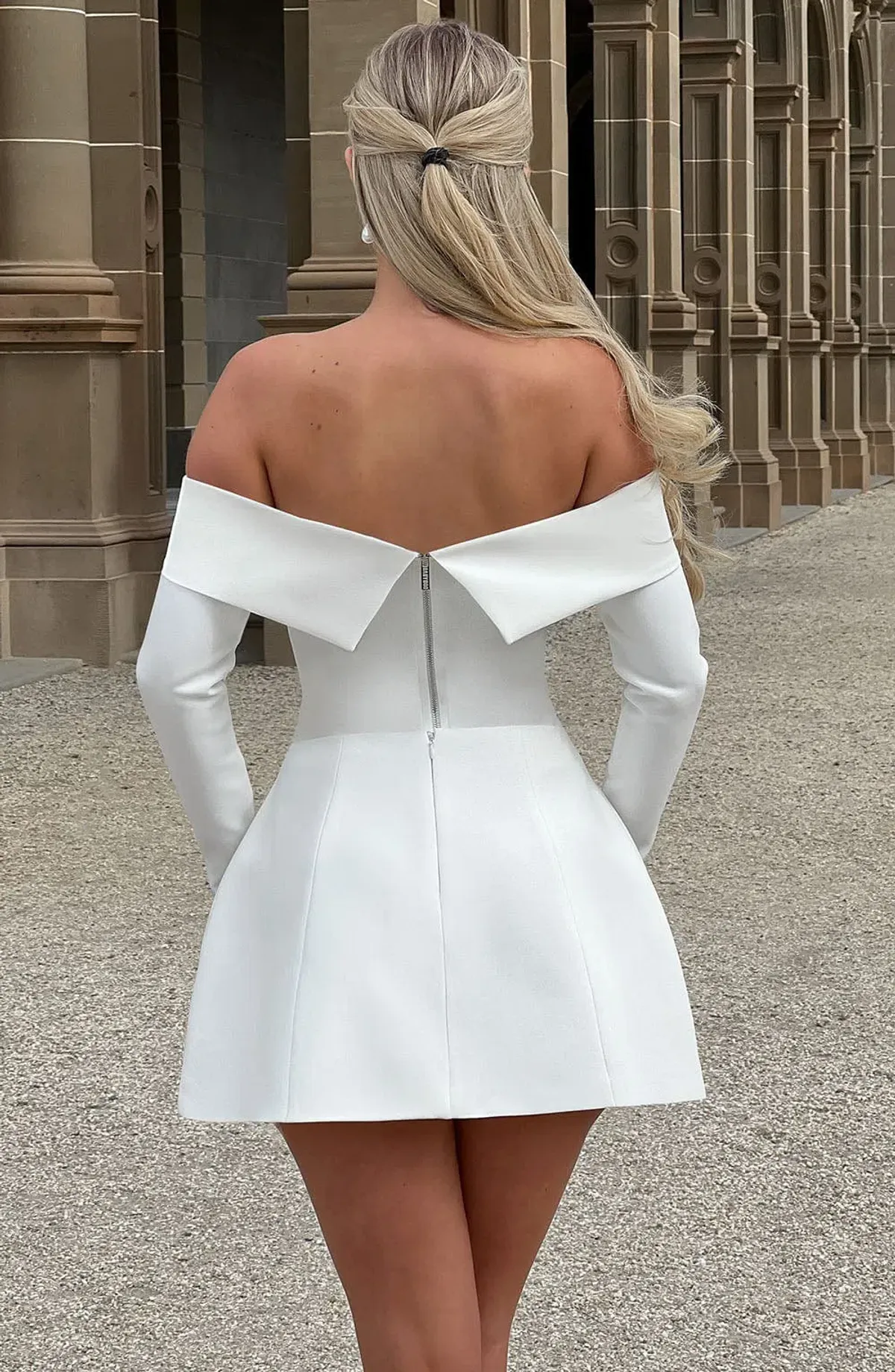 Babyboo Grace Skort Ivory Mini Size 8 / S — Brunch, Races, Cocktail (Skort Only) - Image 2