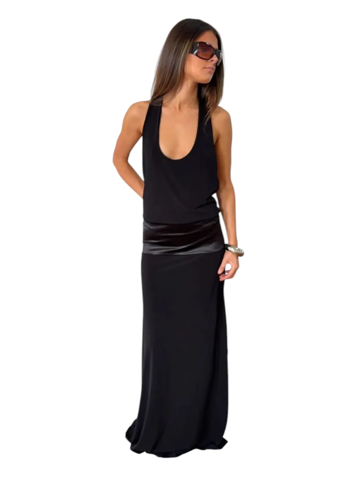 LaMarie Serena Maxi Dress Black Size XS/S- 6/8 - Image 3