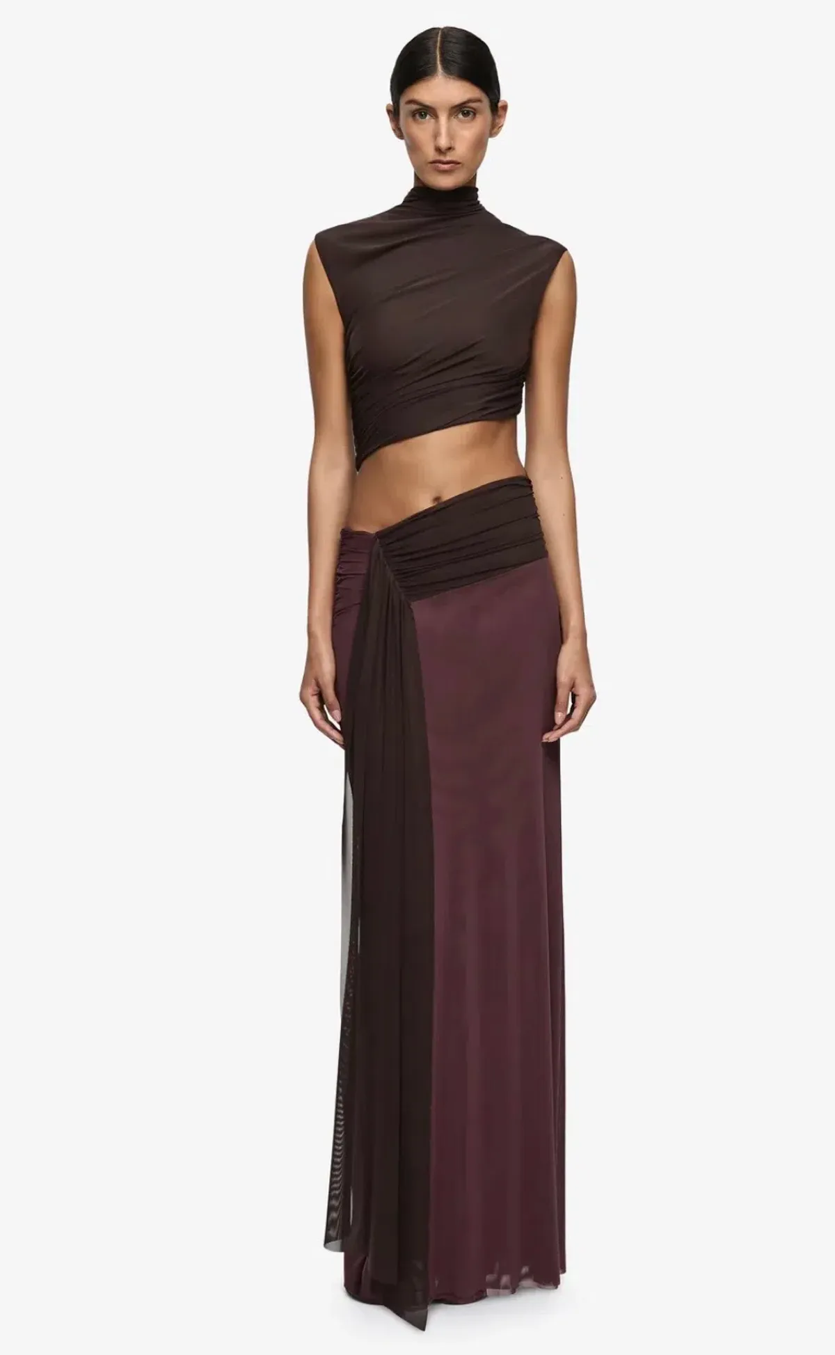 Bec & Bridge Conni Maxi Dress in Aubergine Size 8 - Image 1