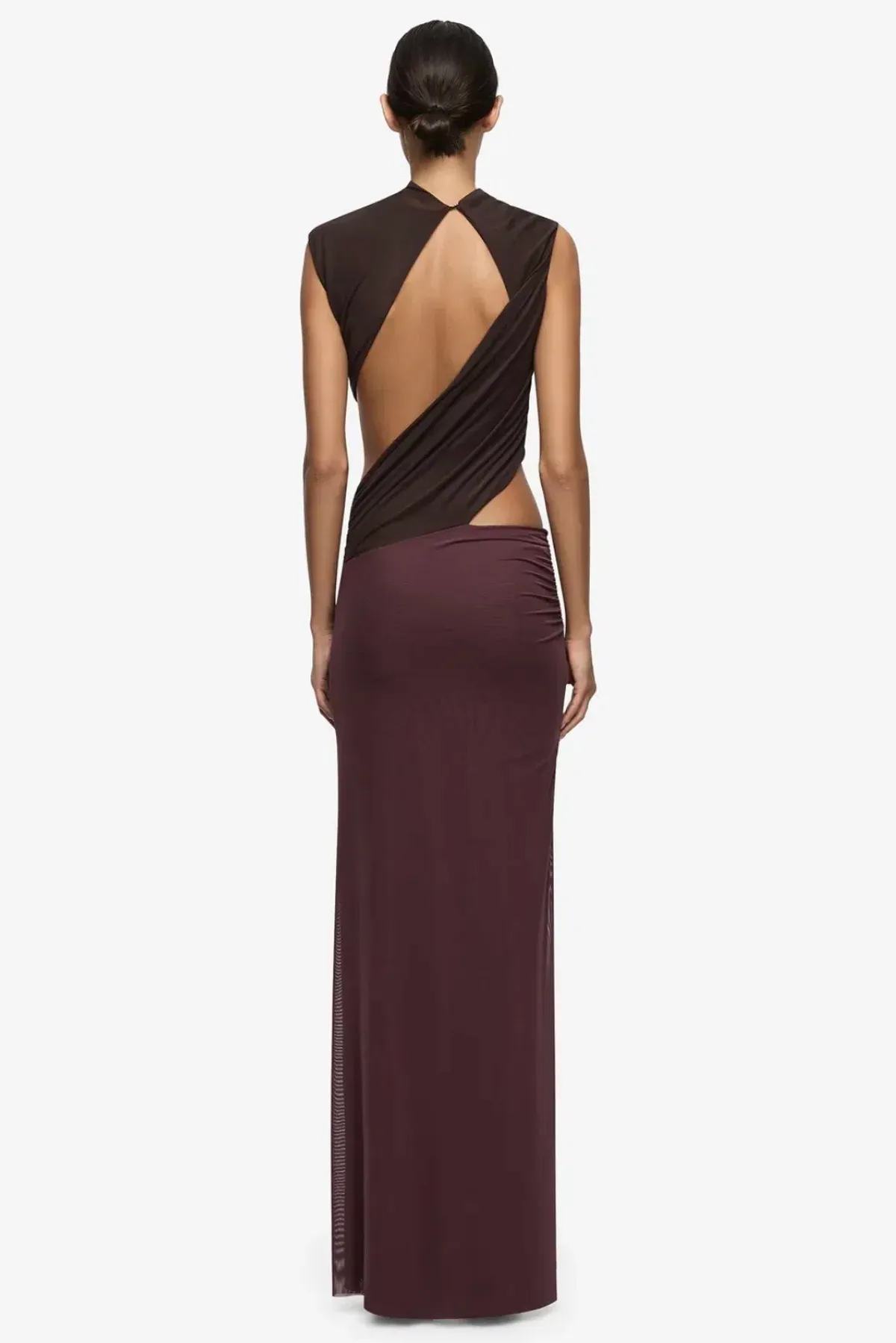 Bec & Bridge Conni Maxi Dress in Aubergine Size 8 - Image 2