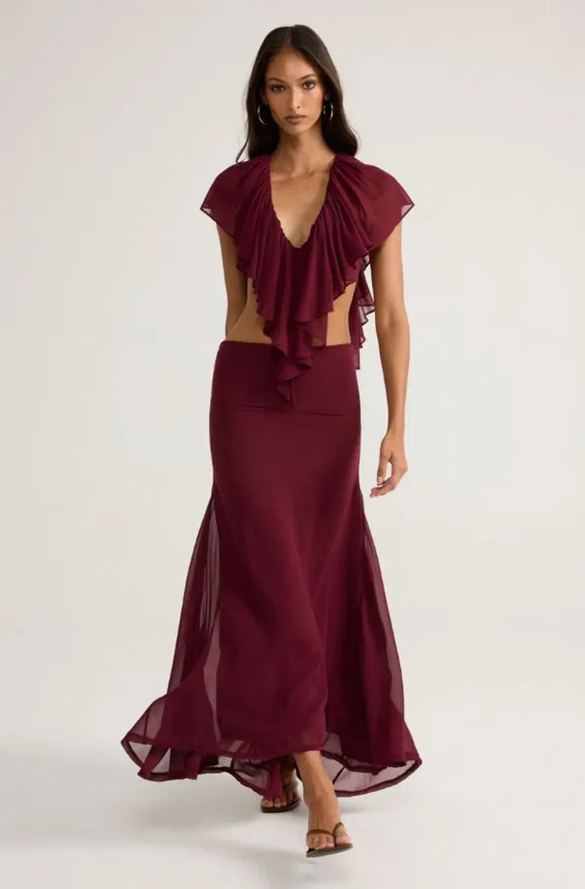 Ance Gria Clover Set in Burgandy Size M/10 - Image 1