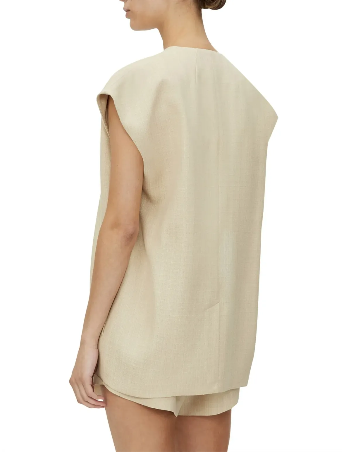 C&M Camilla and Marc Noguchi Vest XS-S Wheat - Image 3