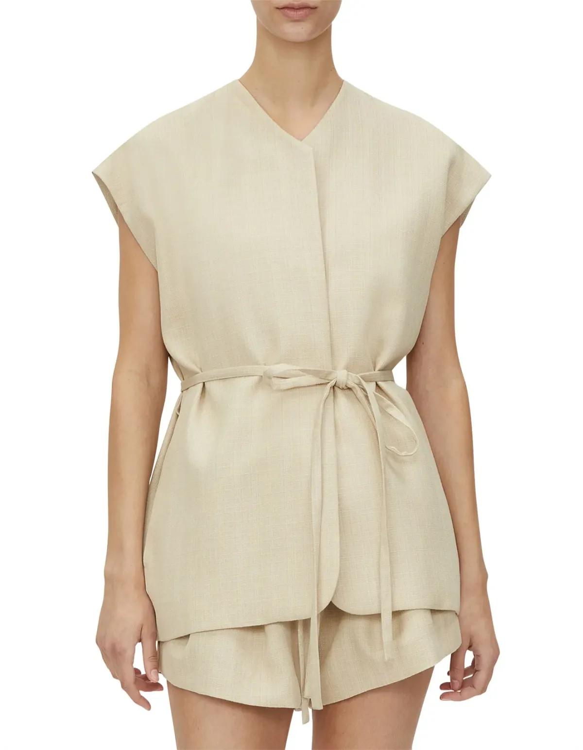 C&M Camilla and Marc Noguchi Vest XS-S Wheat - Image 1