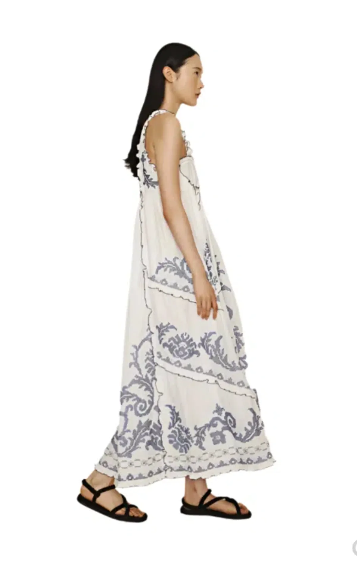 Alémais Hazel Smock Embroidered Midi Size 14 - Image 2