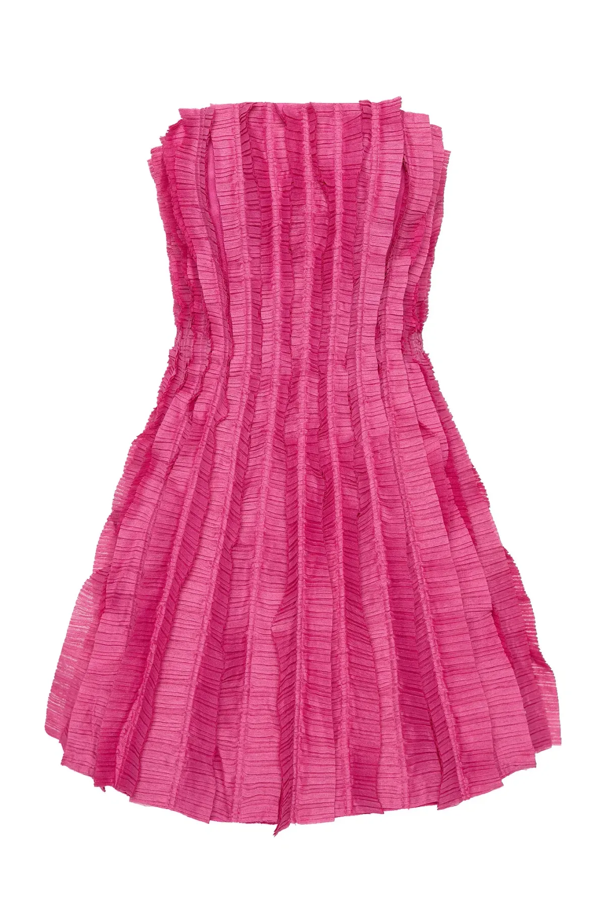 Aje Hybrid Sleeveless Mini Dress Fuchsia Rose Size 4 - Image 2