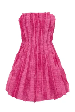 Aje Hybrid Sleeveless Mini Dress Fuchsia Rose Size 4 for rent on The Volte - image 2