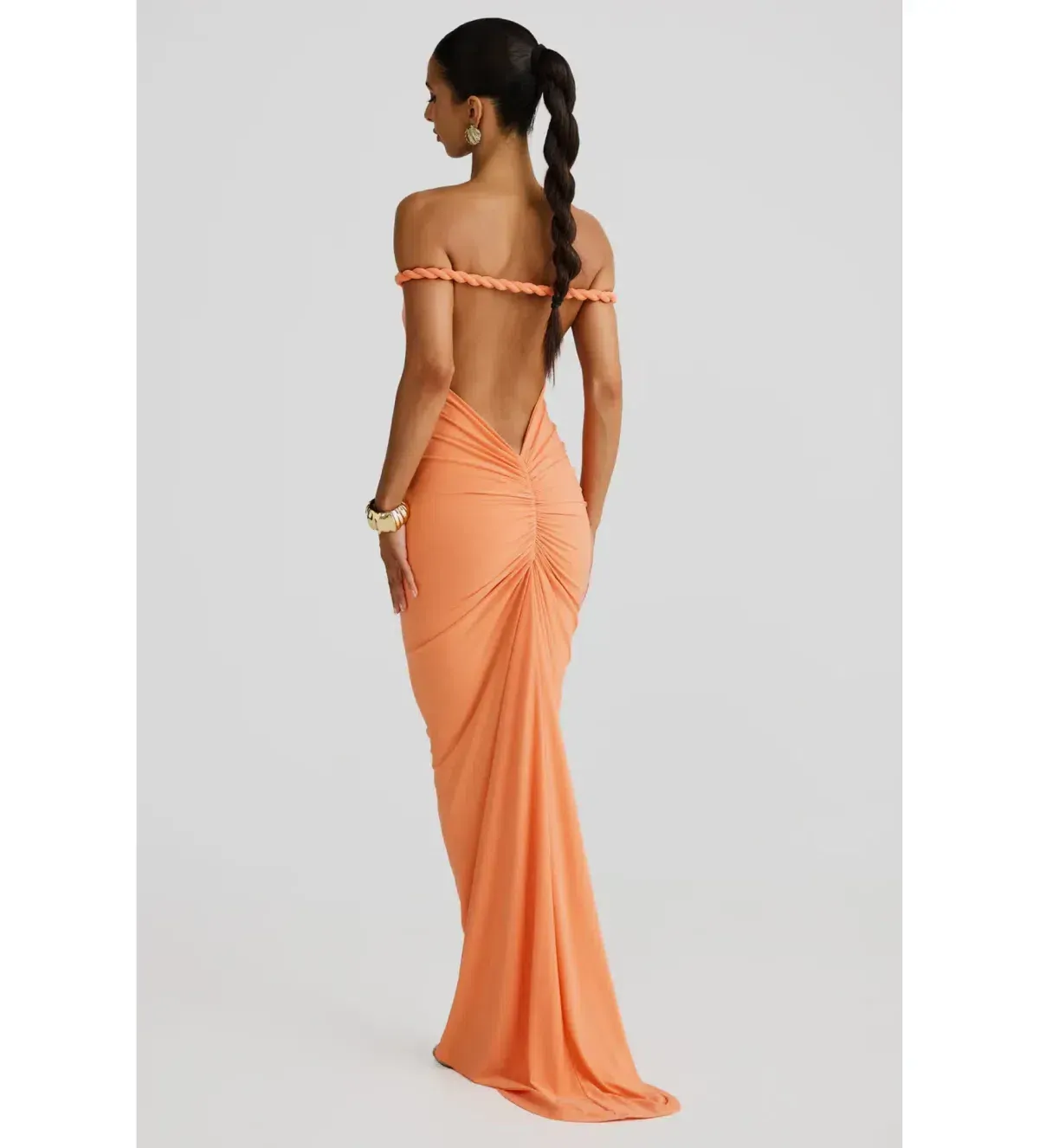 Melani The Label Maia Maxi Dress in Papaya Size XS / 6 - Image 2