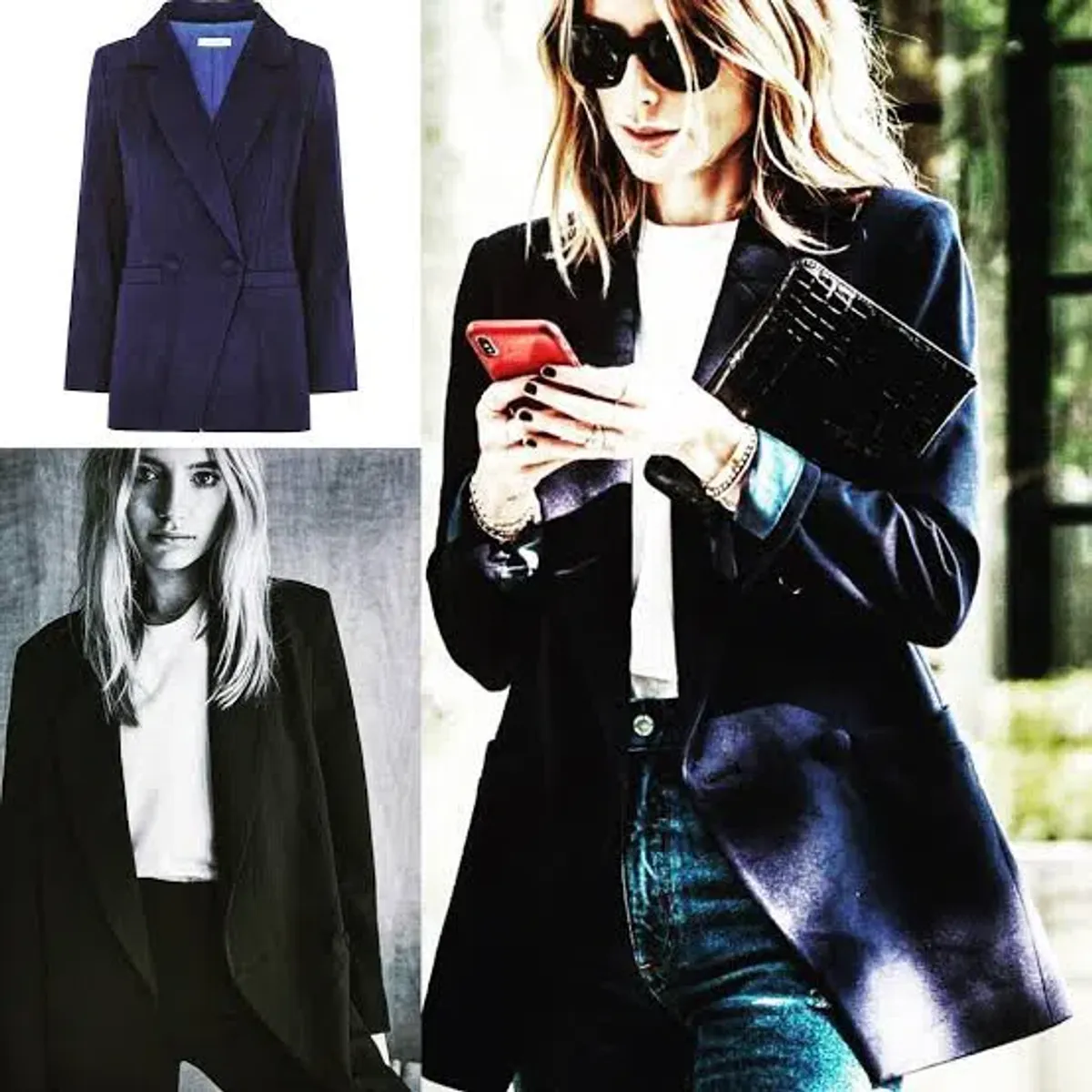 Anine Bing Grace Navy Blue Jacket Blazer Size XS AU 6 - Image 3