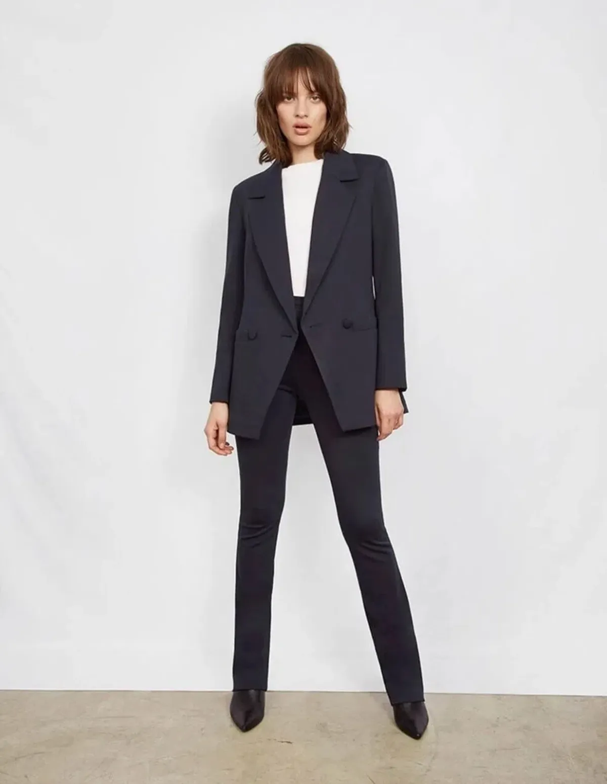 Anine Bing Grace Navy Blue Jacket Blazer Size XS AU 6 - Image 2
