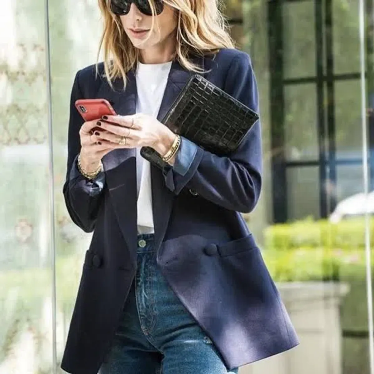 Anine Bing Grace Navy Blue Jacket Blazer Size XS AU 6 - Image 4