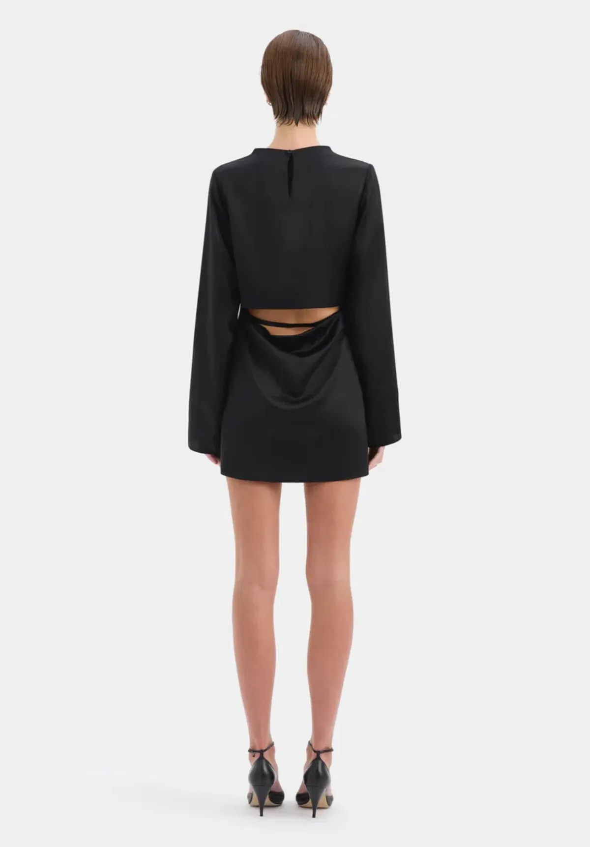 Sir the Label Yasmine Mini Dress Black Size 10  - Image 2
