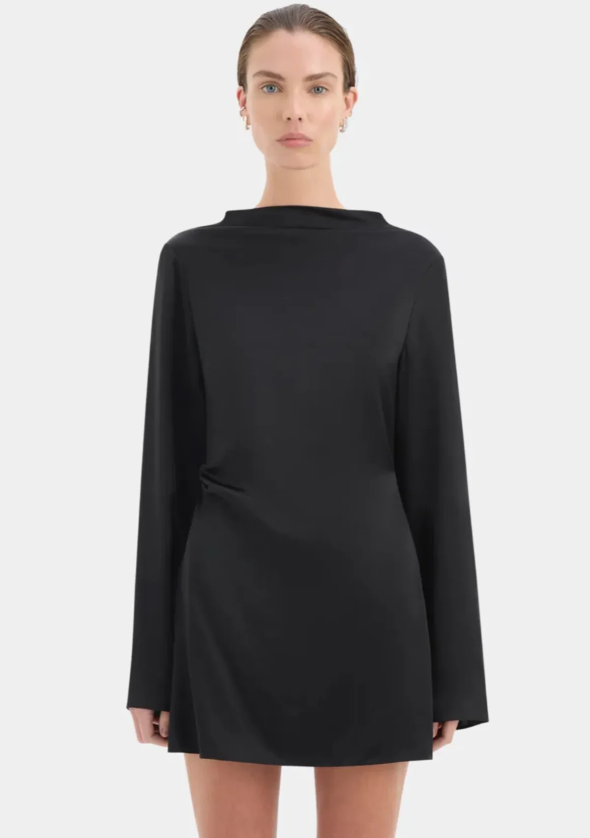 Sir the Label Yasmine Mini Dress Black Size 10  - Image 4