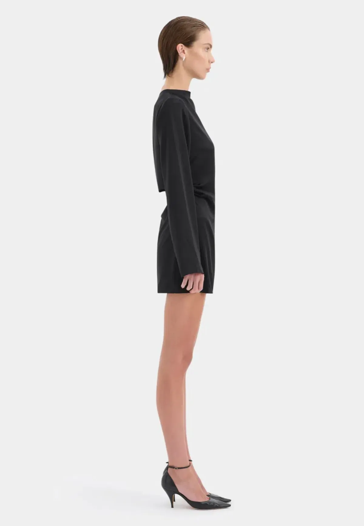 Sir the Label Yasmine Mini Dress Black Size 10  - Image 3