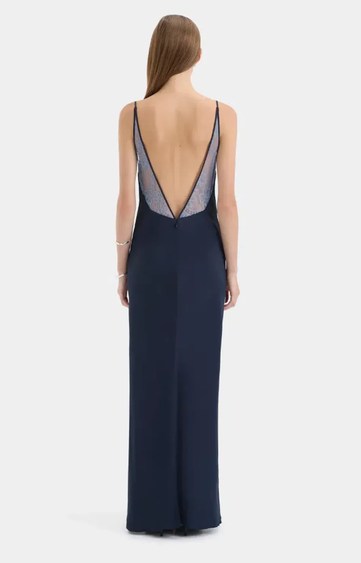 Sir the Label Elsie Lace Maxi Gown Navy Size 2 / AU 10 - Image 2