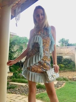 Alice McCall Frill Mini Dress Floral Size 10 for rent on The Volte - image 2