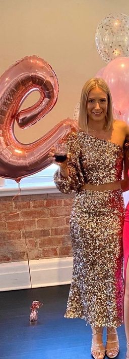Shona Joy Faye shoulder top and matching skirt  for rent on The Volte - image 1
