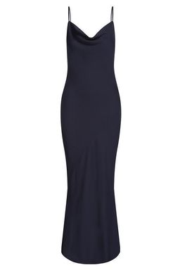 Shona Joy Luxe Bias Cowl Slip Dress Navy Size 10  for rent on The Volte - image 3