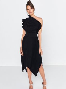 Mossman The Lady Like Dress Black Size 12 for rent on The Volte - image 1