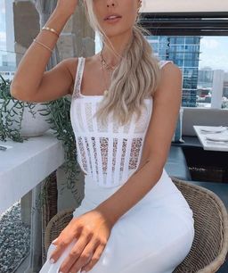 Dion Lee Corded Lace Corset white Size 10 for rent on The Volte - image 4