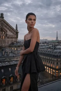 Elle Zeitoune Lennox Black Dress Size 6 for rent on The Volte - image 7