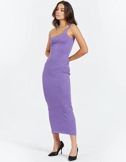 Adalane Asym Knit Midi Dress for rent on The Volte - image 1