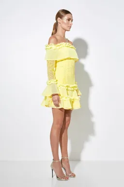 Mossman The Mood Swing Dress Yellow Size 6 for rent on The Volte - image 4