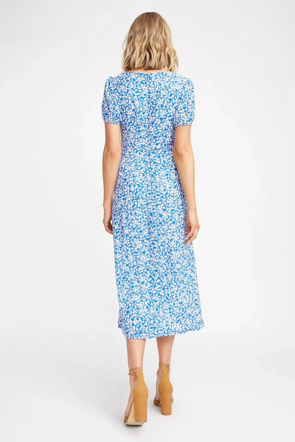 Kookai Iris Midi Dress Print Size 34 - Image 2