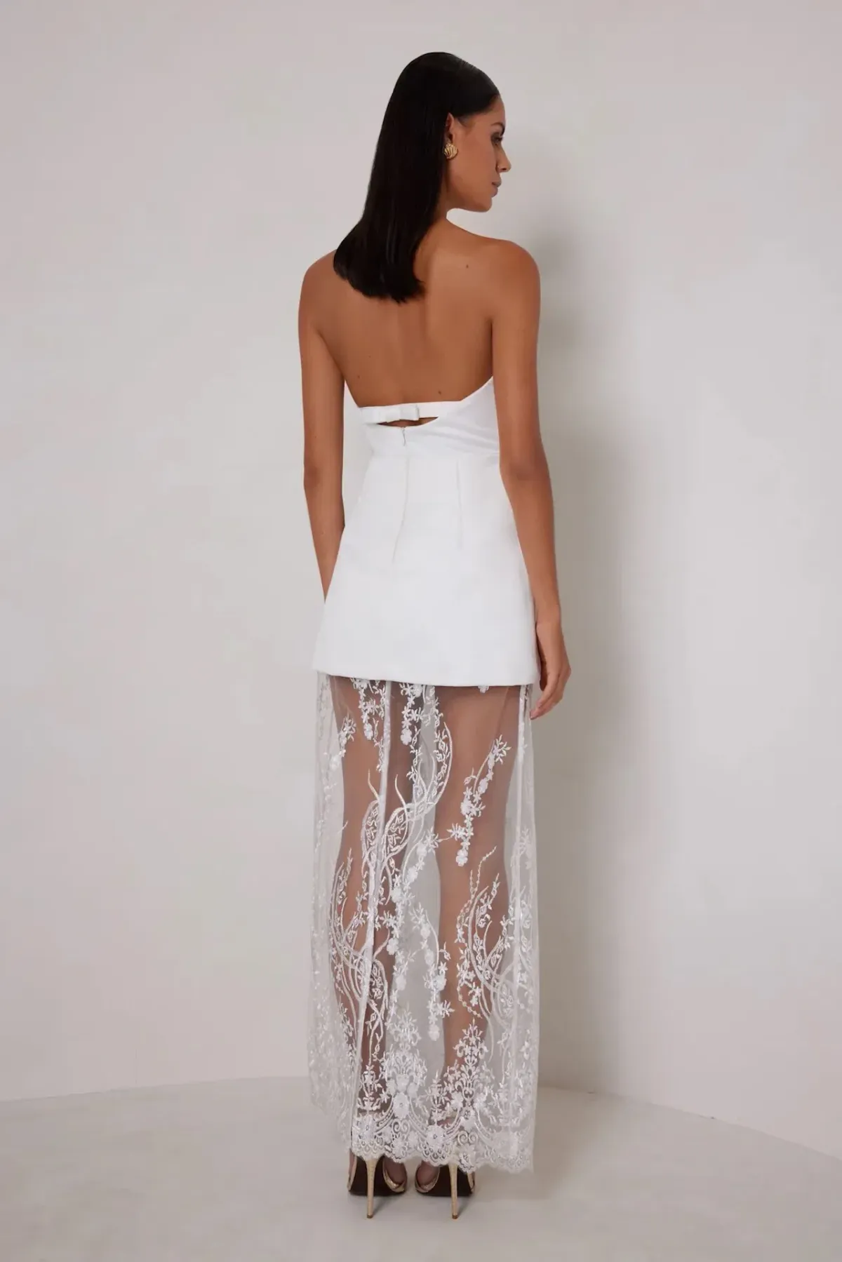 ELLE ZEITOUNE JANICE MINI / WHITE / SIZE 10 - Image 2