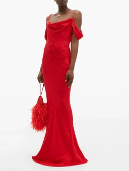 Rat & Boa Florentina Dress in Red Size 6 for rent on The Volte - image 1