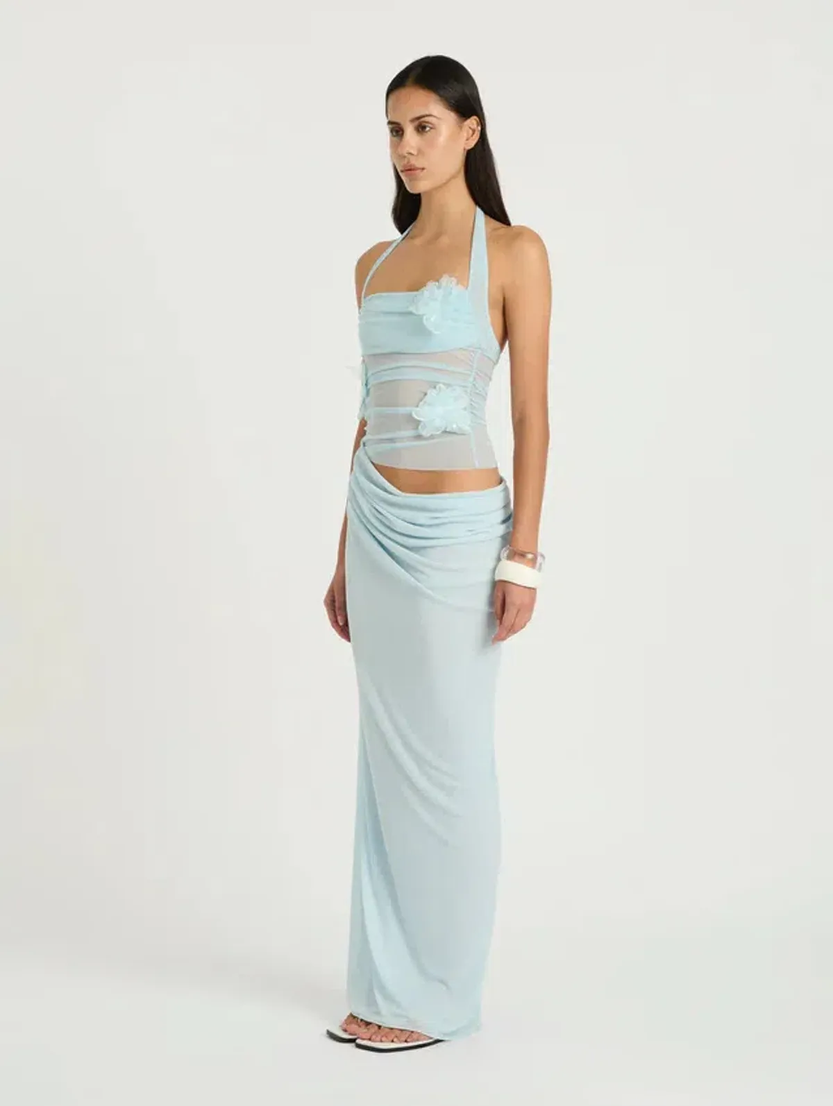 Benni Florence Maxi Dress in Fresh Mint Size 8 - Image 3