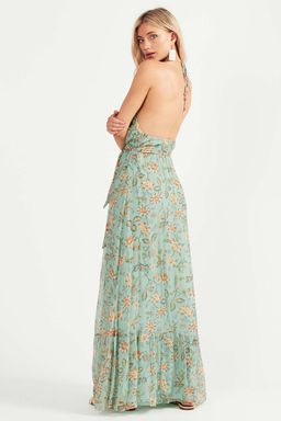 Tigerlily Persi Silk Maxi Dress for rent on The Volte - image 2