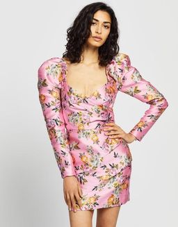Bec & Bridge Peony Party Mini Dress Print Size AU 6 for rent on The Volte - image 2